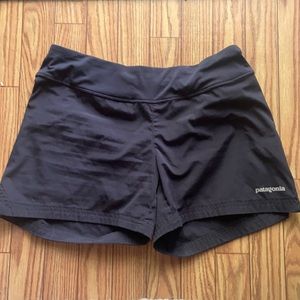 S black Patagonia athletic shorts